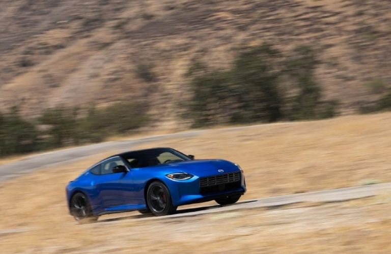 The 2023 Nissan Z speeding through